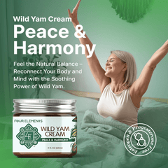 **LIMITED EDITION** Wild Yam Peace & Harmony Cream - Four Elements Herbals