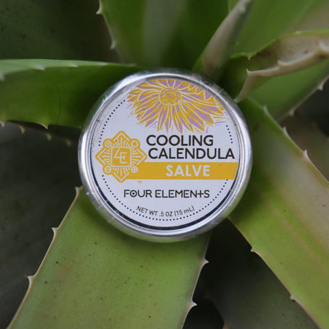Cooling Calendula Salve - .5 oz - Four Elements Herbals