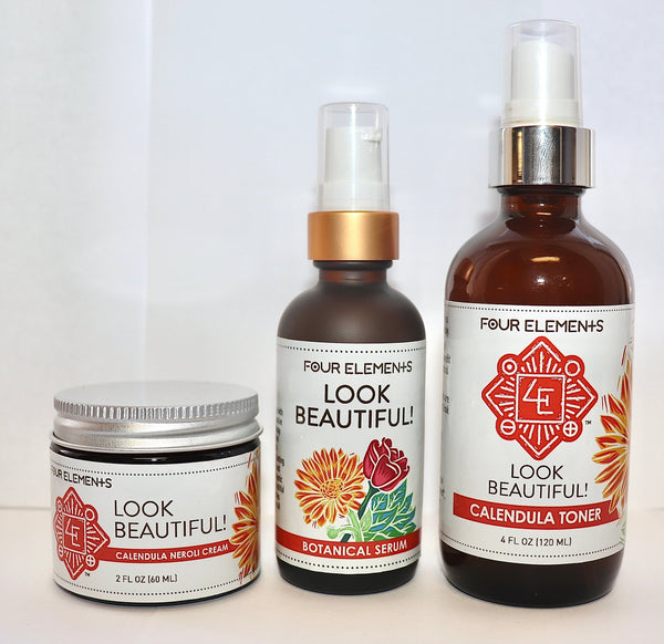 Look Beautiful! Bundle 3 Piece Set - Four Elements Herbals