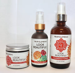Look Beautiful! Bundle 3 Piece Set - Four Elements Herbals