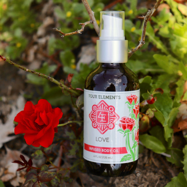 Love Body Oil - 4 oz - Four Elements Herbals