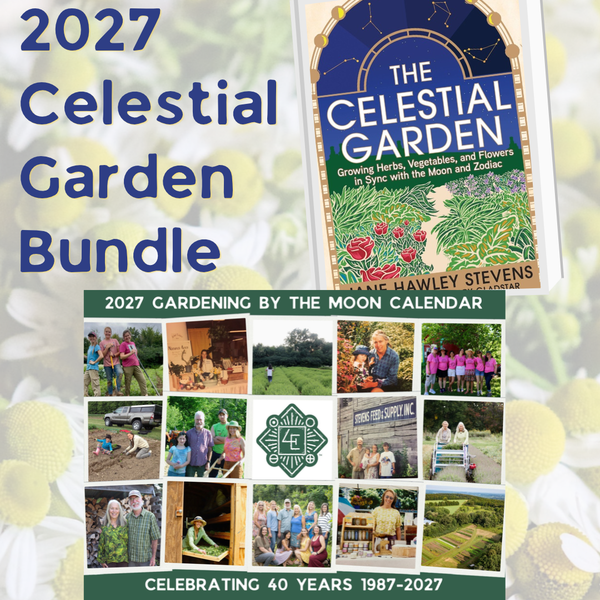2027 Celestial Garden Bundle: Moon Calendar & Book - Four Elements Herbals
