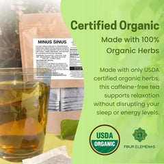 48 pack Minus Sinus Tea - Four Elements Herbals