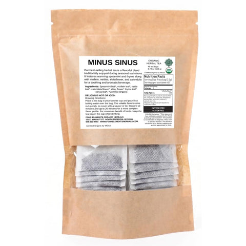 48 pack Minus Sinus Tea - Four Elements Herbals
