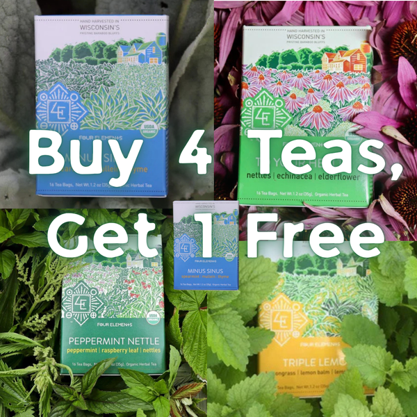 Buy 4 Teas, Get 1 Free!