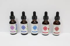 Body Oil Sampler: 5 Infused Body Oils - Four Elements Herbals