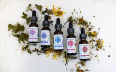 Body Oil Sampler: 5 Infused Body Oils - Four Elements Herbals