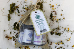 Body Oil Sampler: 5 Infused Body Oils - Four Elements Herbals