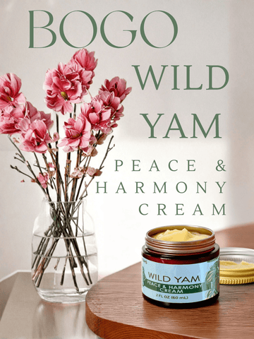BOGO Wild Yam Peace & Harmony Cream - Four Elements Herbals