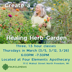 Create a Healing Herb Garden Class with Jane - Four Elements Herbals