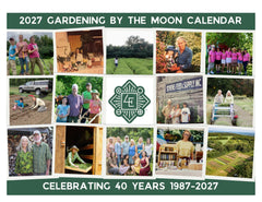 Gardening By The Moon Wall Calendar 2027 - Four Elements Herbals