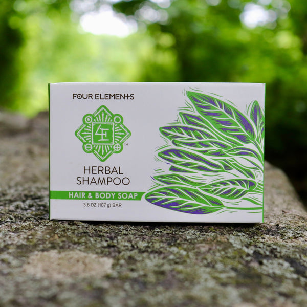 Herbal Shampoo Bar - 3.8 oz - Four Elements Herbals