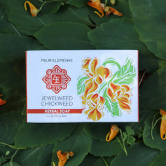 Jewelweed Chickweed Soap - 3.8 oz - Four Elements Herbals