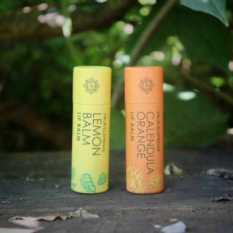 Lemon Balm Lip Balm - .3 oz - Four Elements Herbals