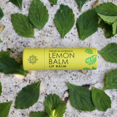Lemon Balm Lip Balm - .3 oz - Four Elements Herbals