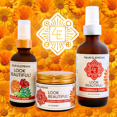 Look Beautiful! Bundle 3 Piece Set - Four Elements Herbals