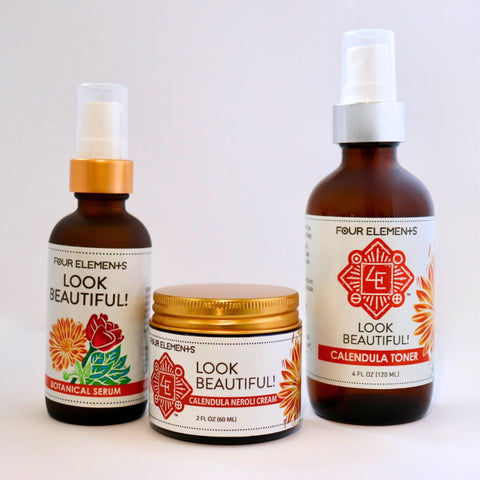 Look Beautiful! Bundle 3 Piece Set - Four Elements Herbals