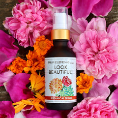 Look Beautiful Facial Serum - 2oz - Four Elements Herbals