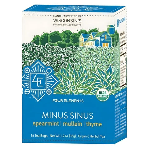 Minus Sinus Tea - 16 Teabags - Four Elements Herbals