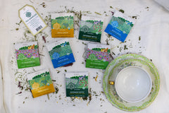 Tea Sampler: 4 Organic Herbal Teas (8 Tea Bags) - Four Elements Herbals