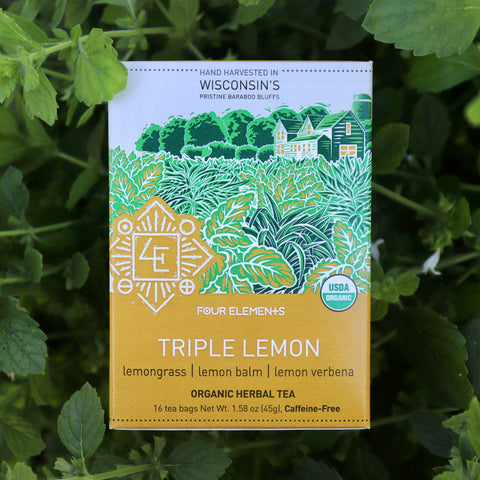 Triple Lemon Tea - 16 Teabags - Four Elements Herbals