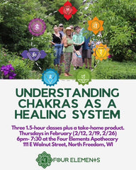 Understanding Chakras as a Healing System Class with Jane - Four Elements Herbals