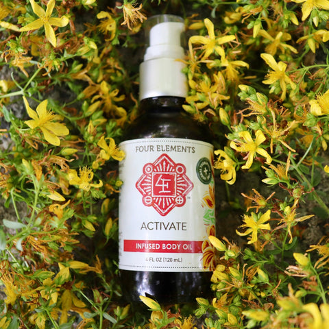 Activate Body Oil - 4 oz - Four Elements Herbals