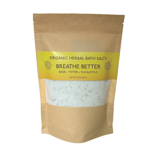 Breathe Better Bath Salts - 16 oz - Four Elements Herbals