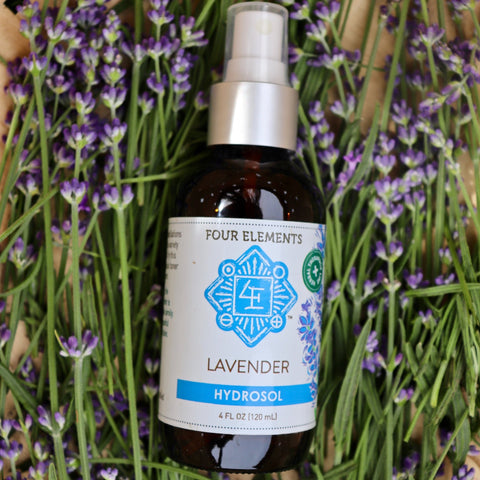 Lavender Hydrosol - 4 oz - Limited Quantity Available - Four Elements Herbals