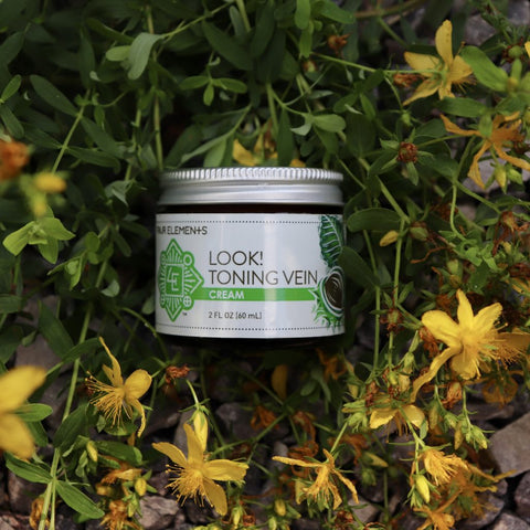 Look! Toning Vein Cream - 2 oz - Four Elements Herbals