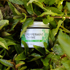 Peppermint Thyme Foot Cream - 2 oz - Four Elements Herbals