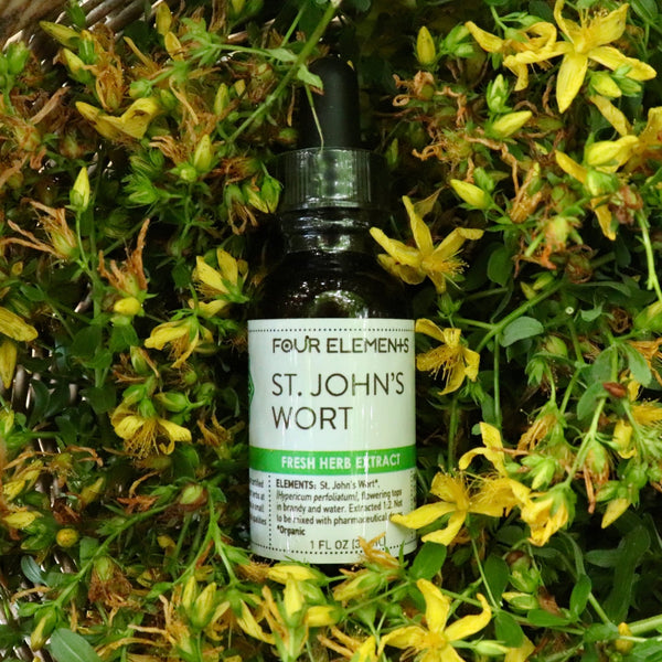 St. John's Wort Tincture - 1 oz - Four Elements Herbals