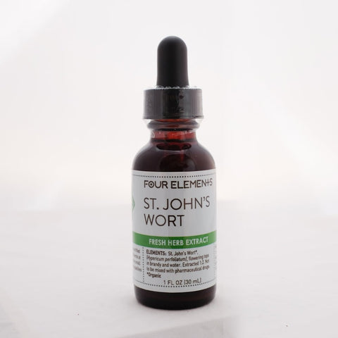 St. John's Wort Tincture - 1 oz - Four Elements Herbals